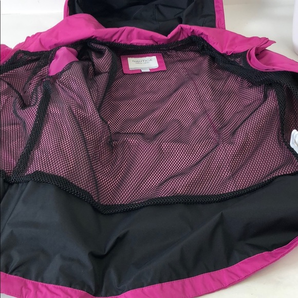 Nautica women’s windbreaker Jacket Magenta Berry - Picture 7 of 7